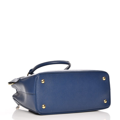 Prada Saffiano Lux Medium Tote Bluette 5 of 15