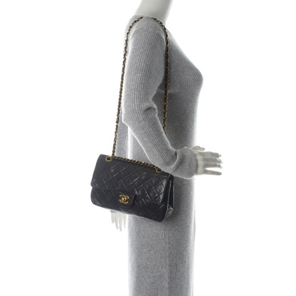 Chanel Lambskin Quilted Small Double Flap Black 2 of 13