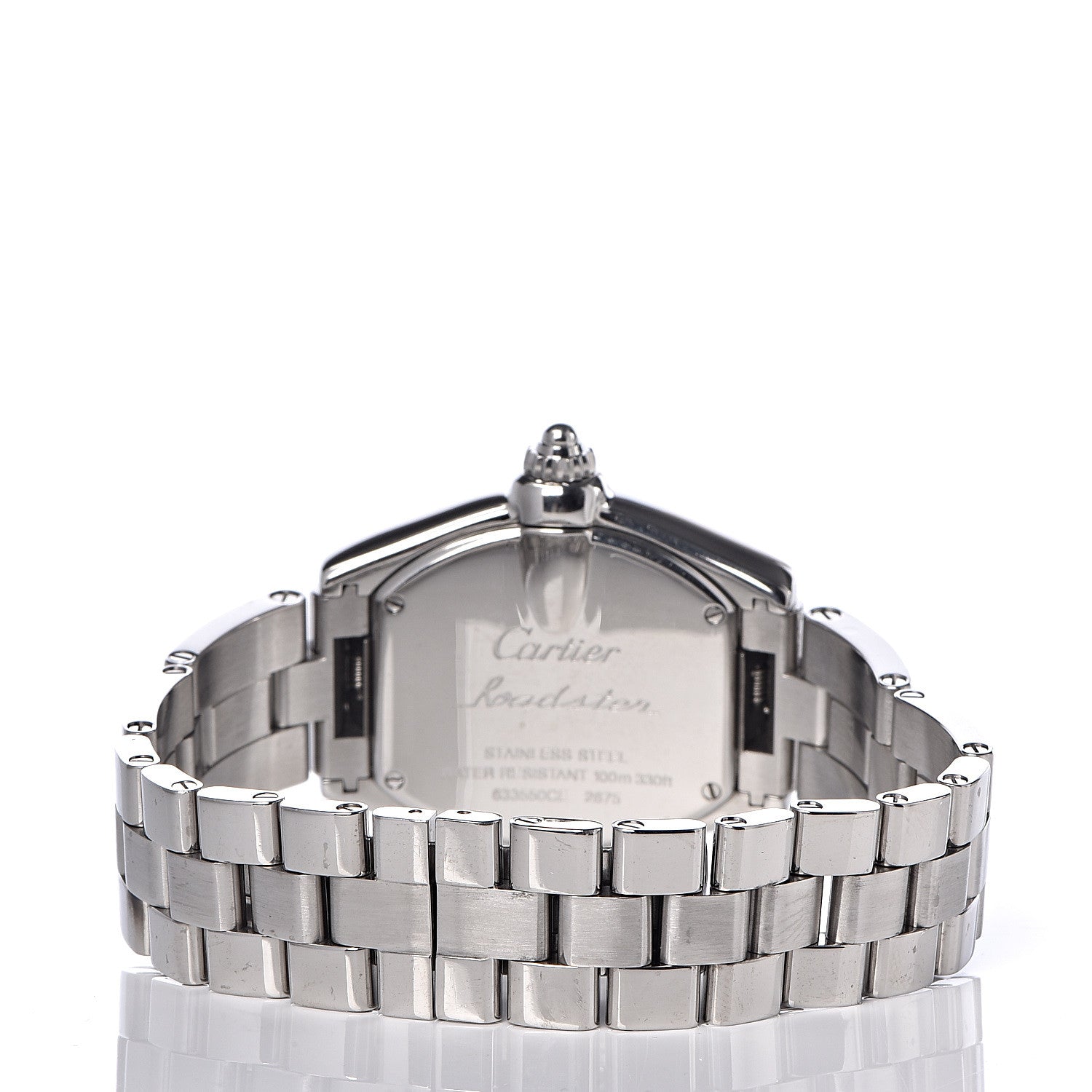 Cartier Stainless Steel 31mm Roadster Quartz Watch Pink 4 of 6