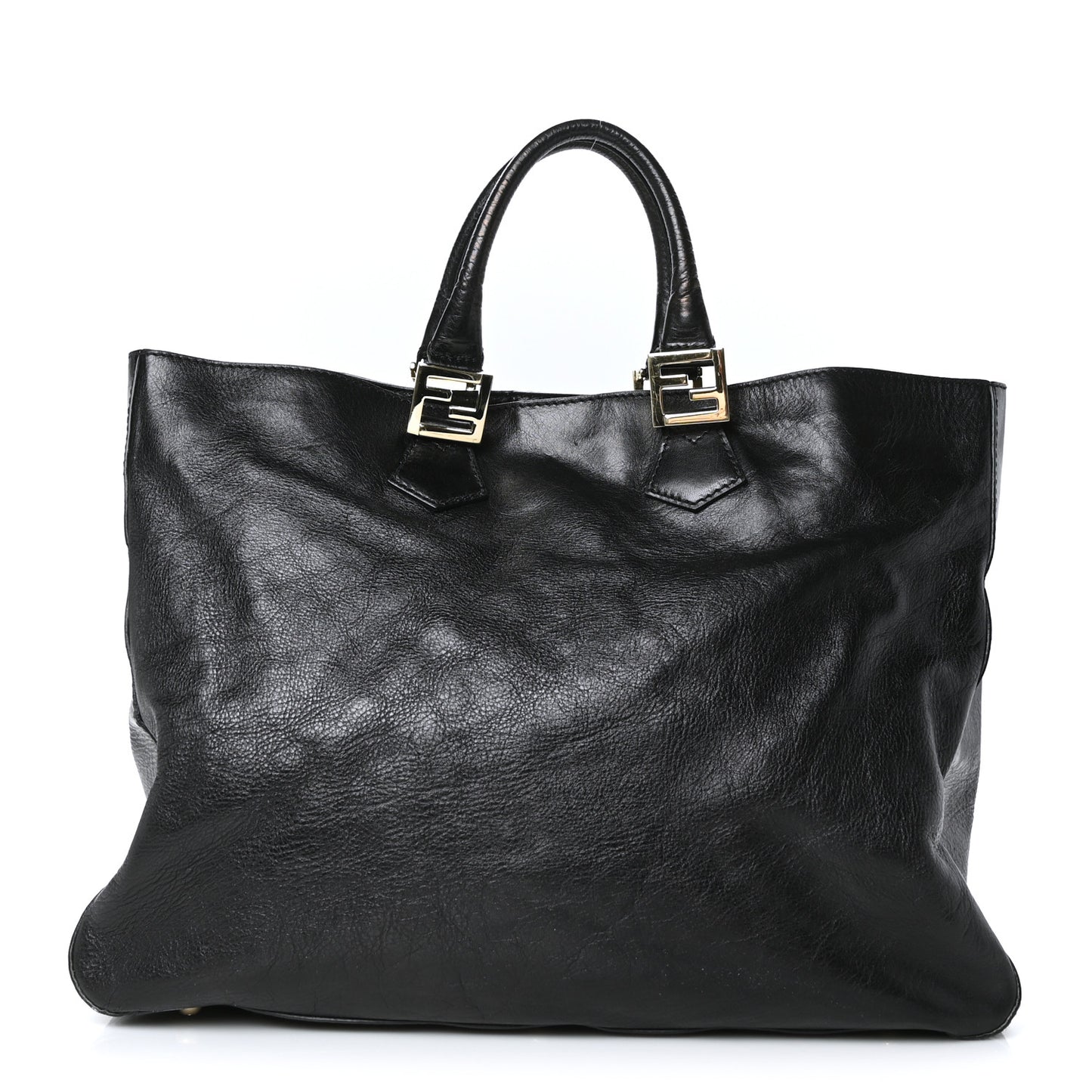 Vitello Acqua Large Twins Tote Black