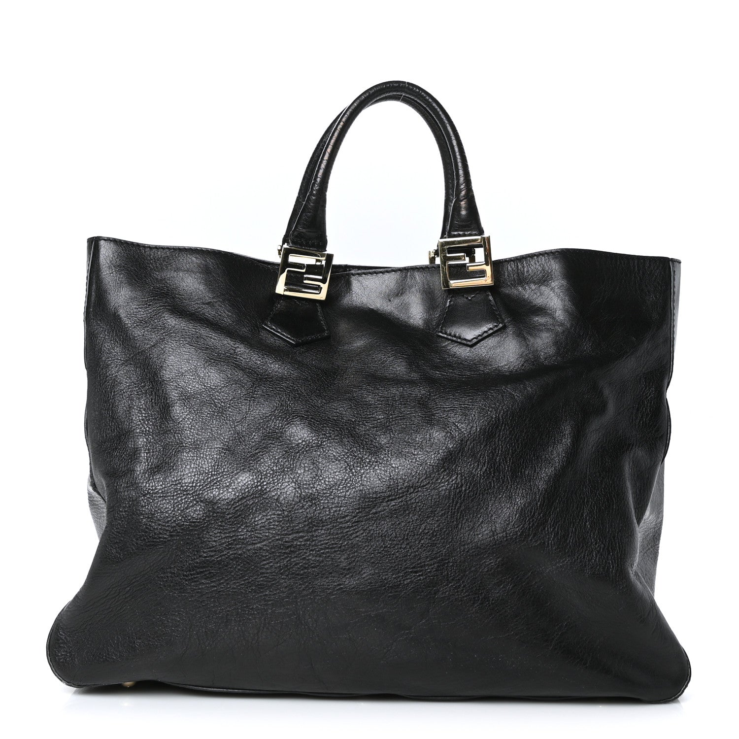 Fendi Vitello Acqua Large Twins Tote Black 1 of 8