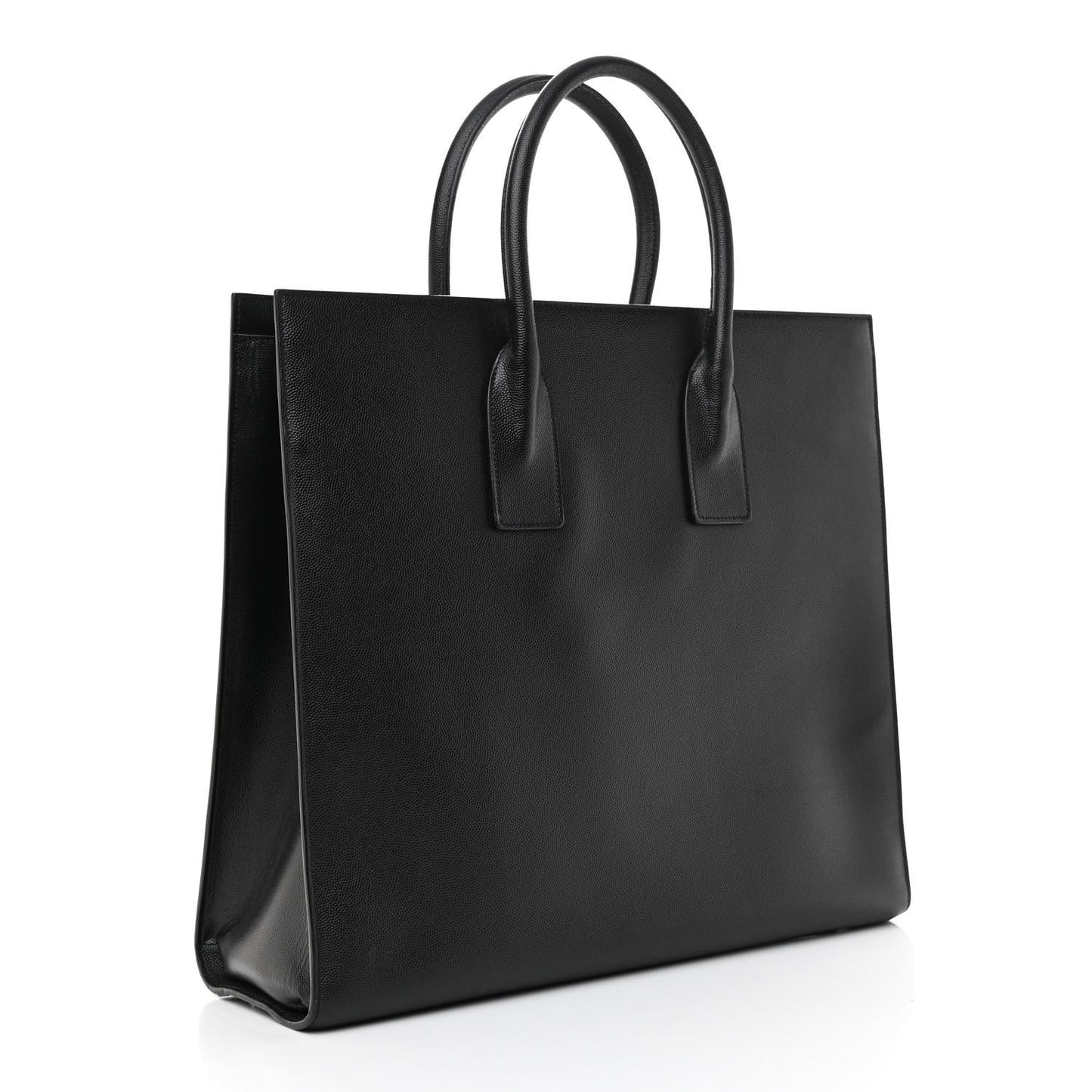 Grain de Poudre Medium Museum Tote Black
