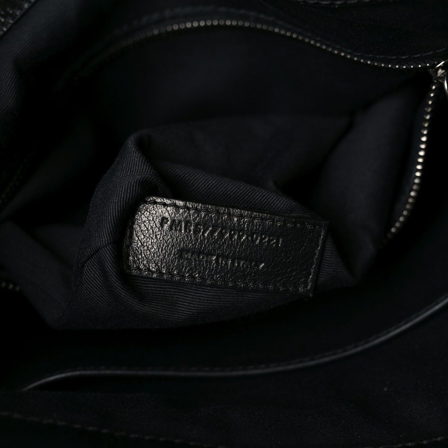 Crinkled Calfskin Matelasse Monogram Medium Niki Shopper Tote Black
