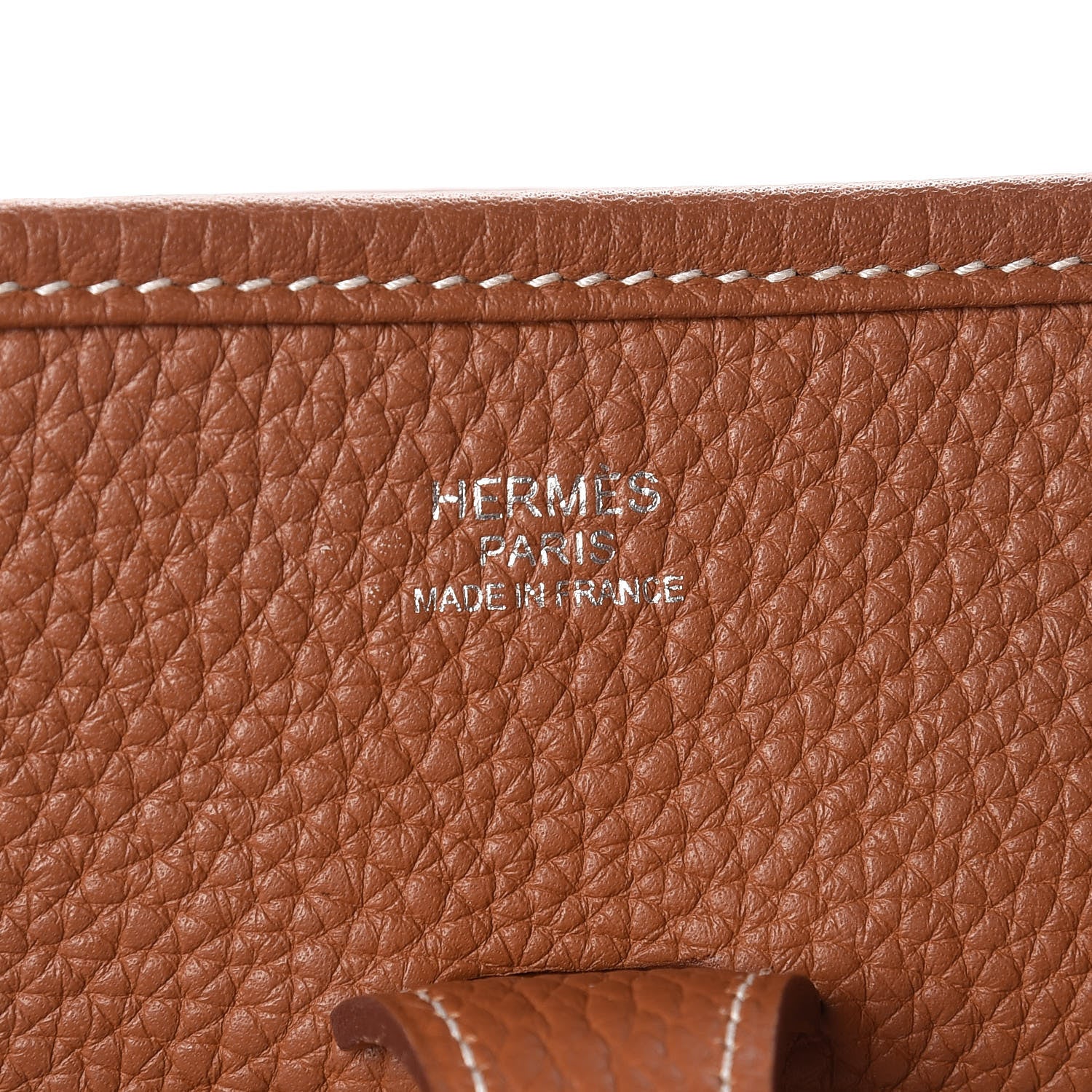 Hermes Taurillon Clemence Evelyne III PM Gold 6 of 10