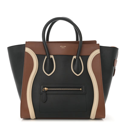 Celine Smooth Calfskin Mini Tri-Color Luggage Multicolor 1 of 16