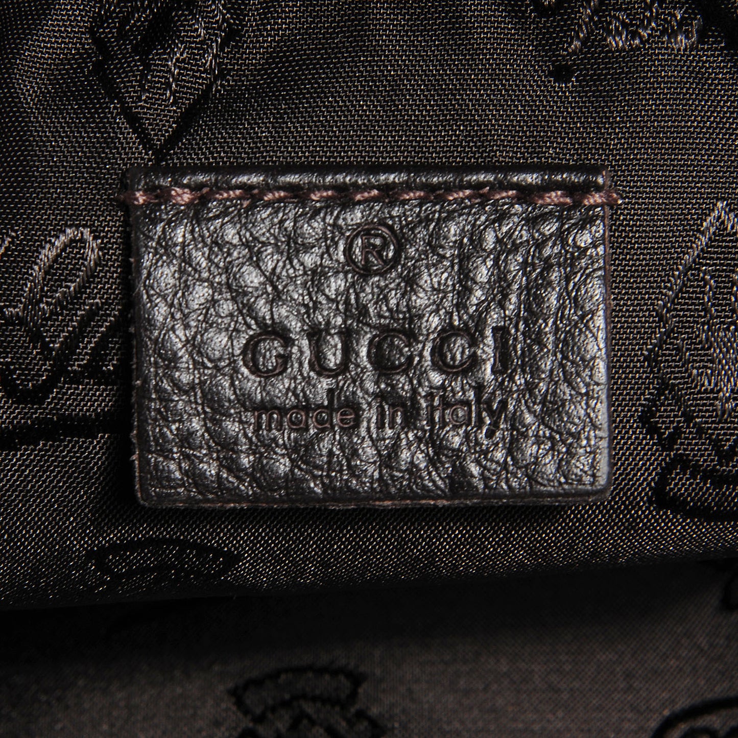 Guccissima Belt Bag Chocolate