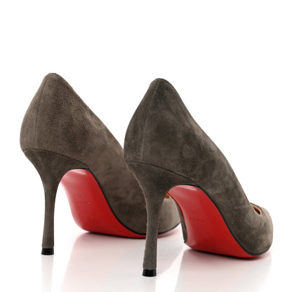 Christian Louboutin Veau Velours Decoltish 85 Pumps 36.5 Roche 4 of 8