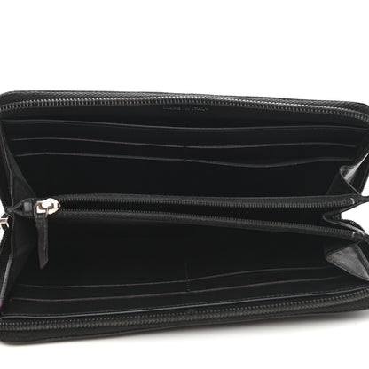 Chanel Caviar Large Timeless CC Zip Around Wallet Black 5 of 12