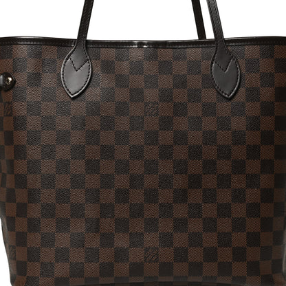 Louis Vuitton Damier Ebene Neo Neverfull MM Rose Ballerine 9 of 14
