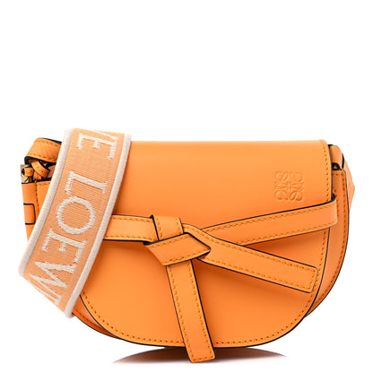 Loewe Calfskin Jacquard Mini Gate Dual Bag Mandarin 1 of 9