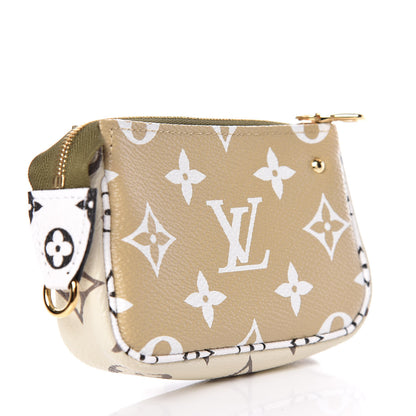 Louis Vuitton Monogram Giant Micro Pochette Accessories Kaki White 3 of 8