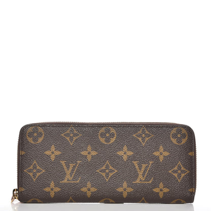 Louis Vuitton Monogram Clemence Wallet Rose Ballerine 1 of 8