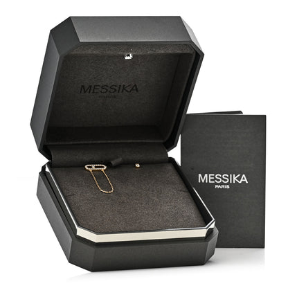 Messika 18K Yellow Gold Diamond Move Uno Chain and Stud Earrings 5 of 5