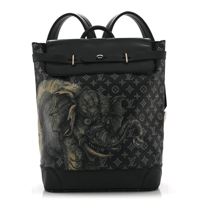 Louis Vuitton Savane Monogram Elephant Chapman Steamer Backpack Encre