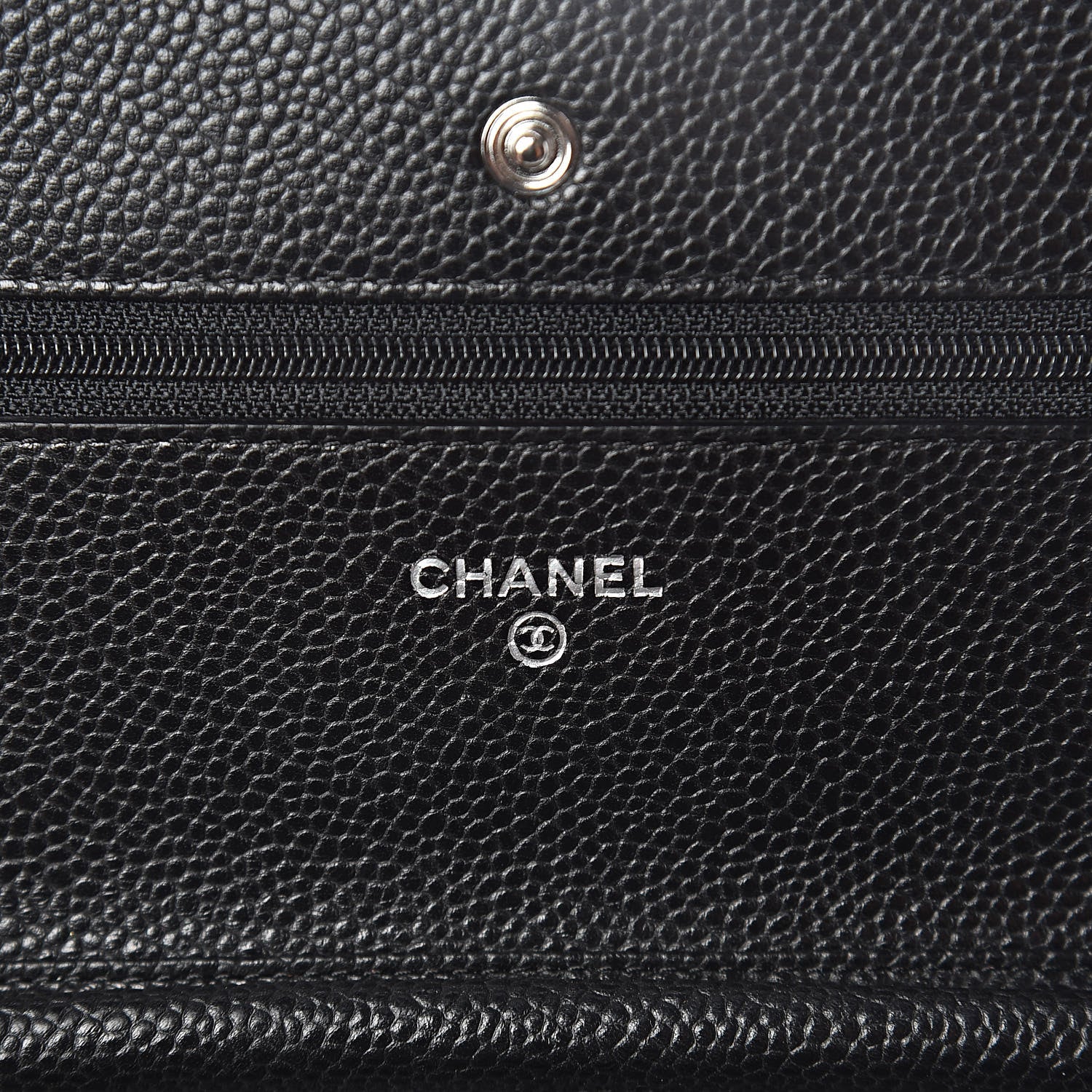 Chanel Caviar Quilted Wallet On Chain WOC Black 7 of 10