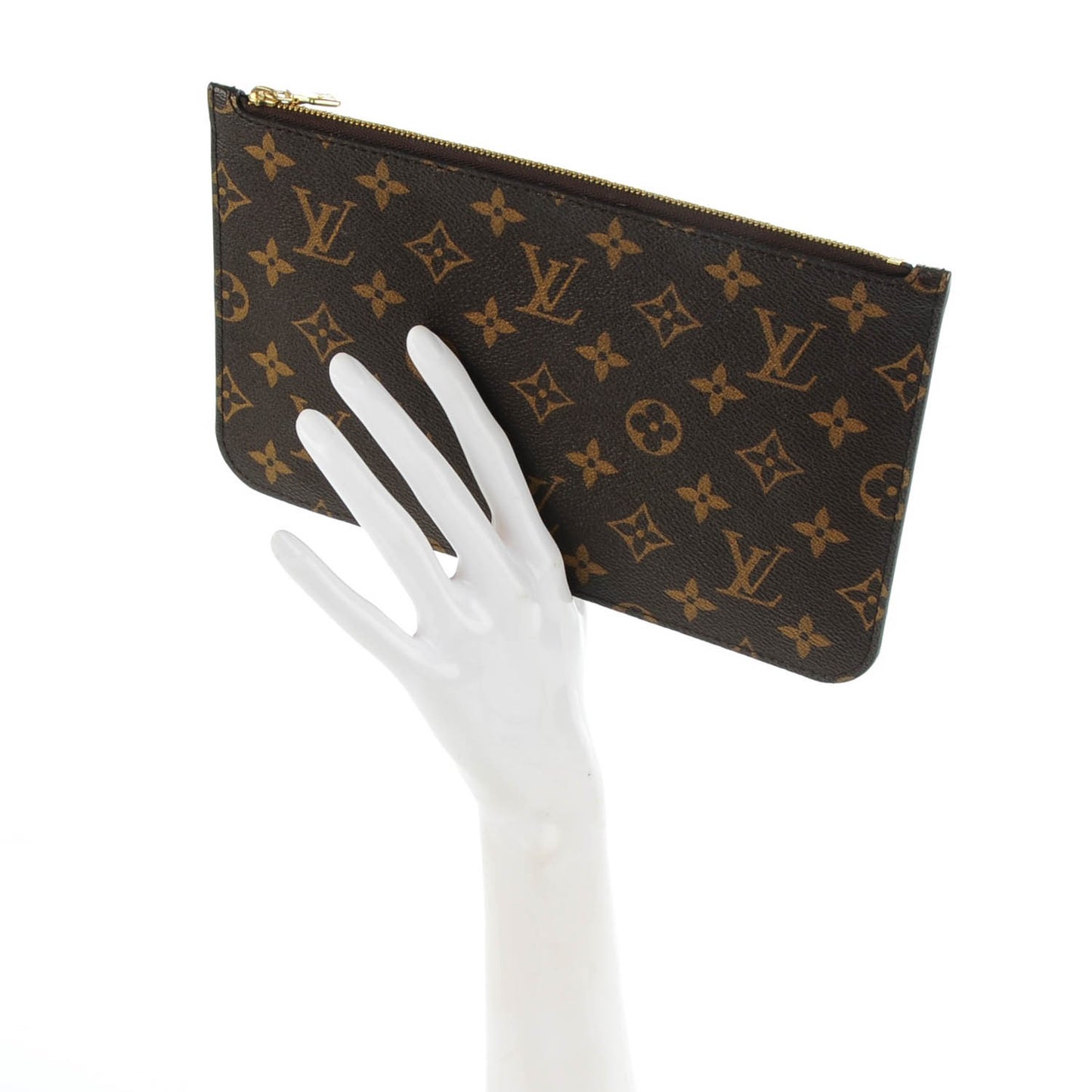 Monogram Neverfull MM GM Pochette Fuchsia