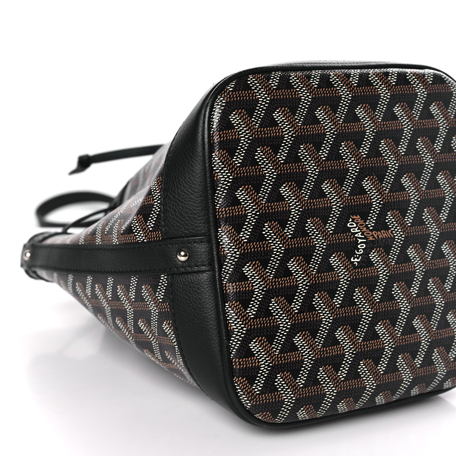 Goyard Goyardine Petit Flot Bucket Bag PM Black 7 of 8