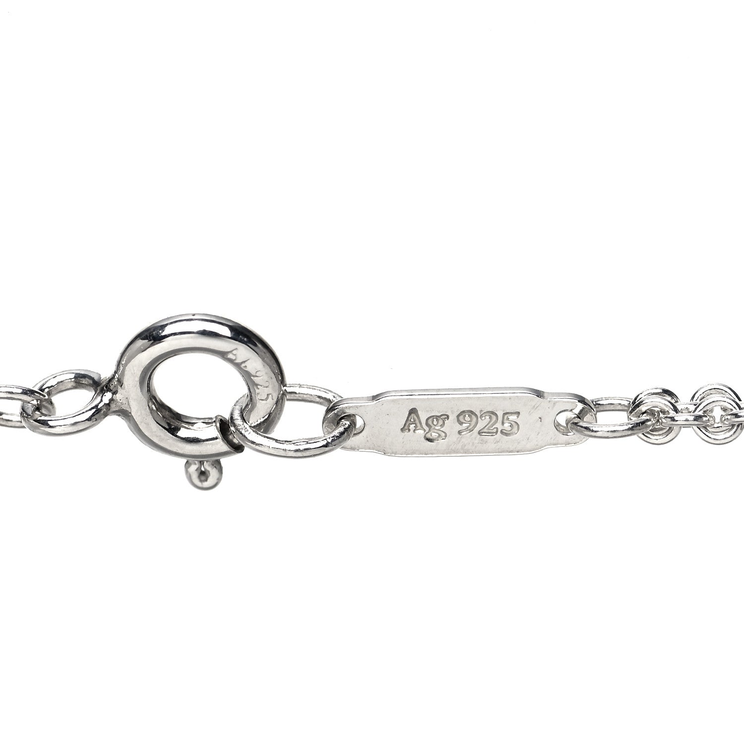 Tiffany Sterling Silver Infinity Pendant Necklace 5 of 5