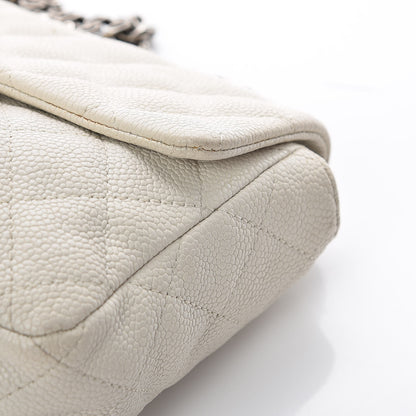 Chanel Caviar Quilted 2.55 Reissue East West Flap White 16 of 23