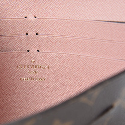 Louis Vuitton Monogram Jeanne Wallet Rose Ballerine 7 of 9