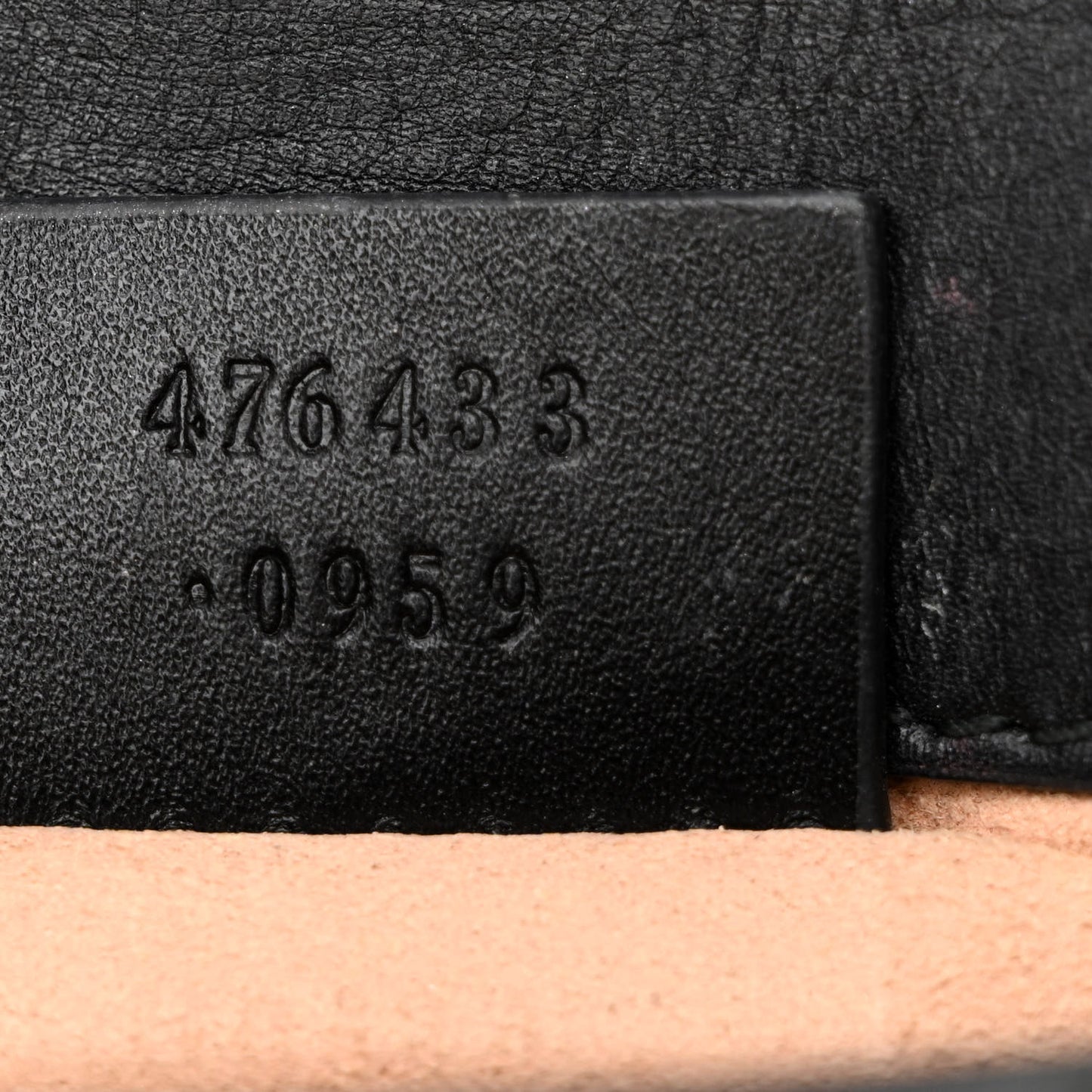 Calfskin Matelasse Super Mini GG Marmont Shoulder Bag Black
