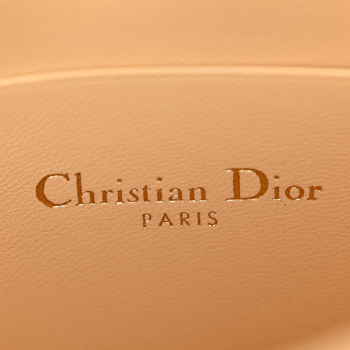 Christian Dior Metallic Lambskin Cannage Mini My Dior Bag Beige 6 of 11