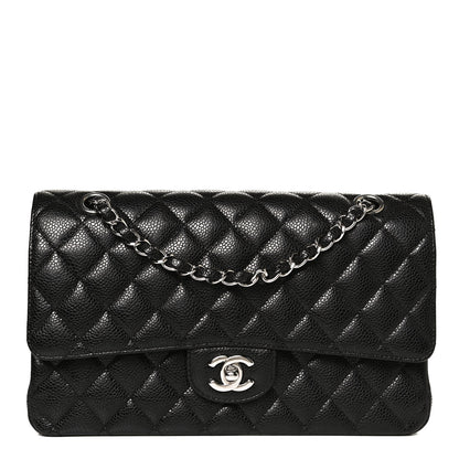 Chanel Caviar Quilted Medium Double Flap Black 1 of 12