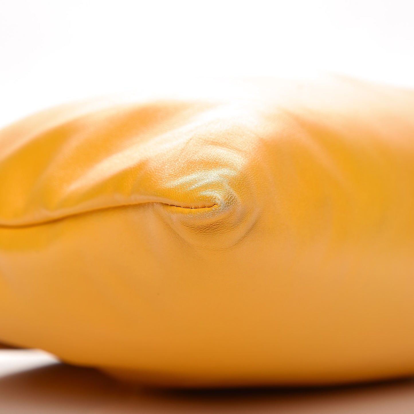 Lambskin Drawstring Clutch Sunflower