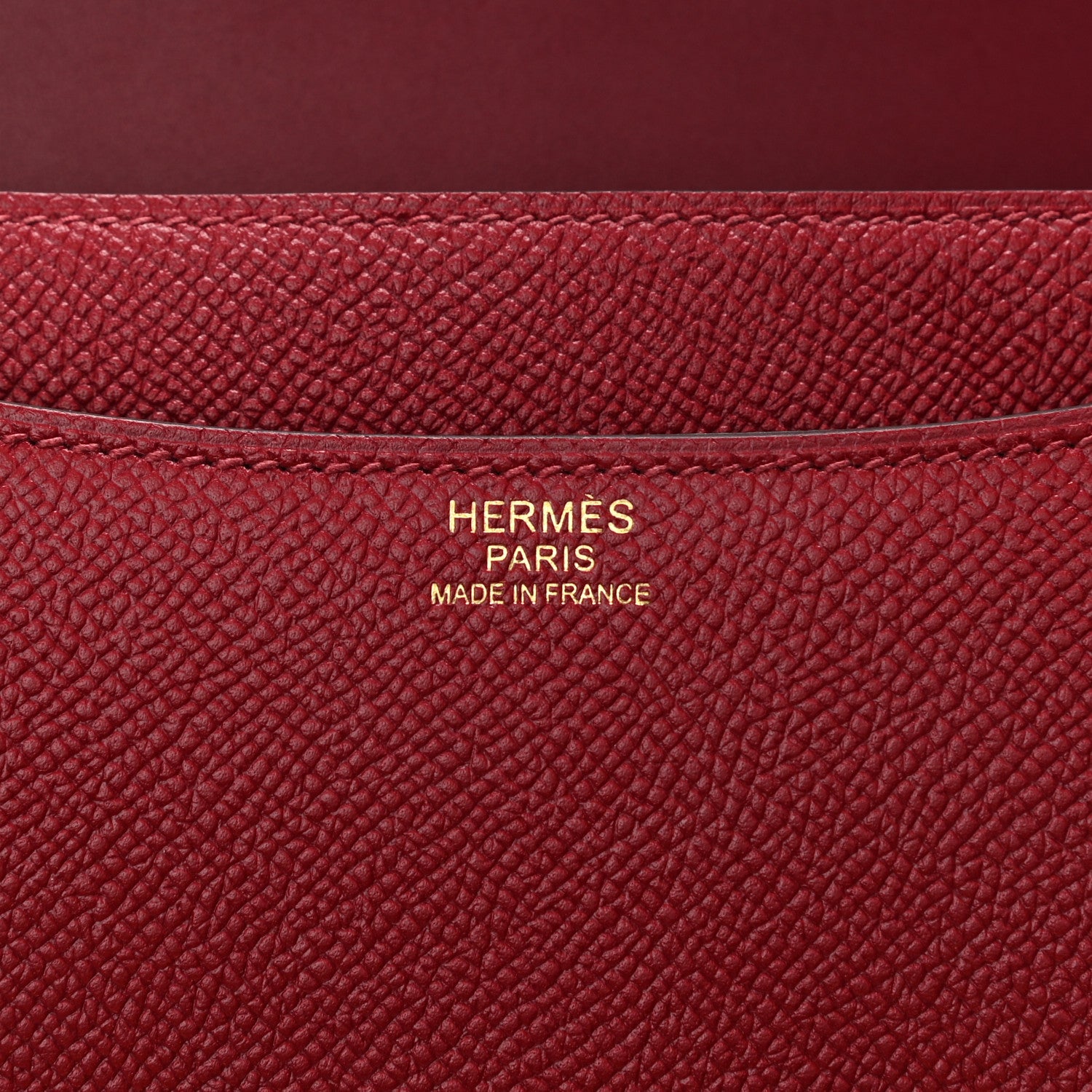 Hermes Epsom Constance 24 Rouge Grenat 6 of 9