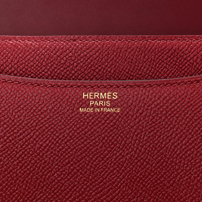 Hermes Epsom Constance 24 Rouge Grenat 6 of 9