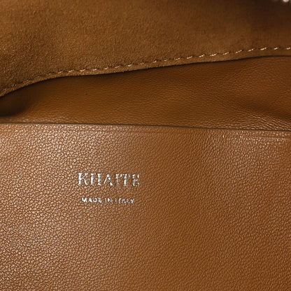 Khaite Suede Calfskin Studded Elena Nougat 6 of 9