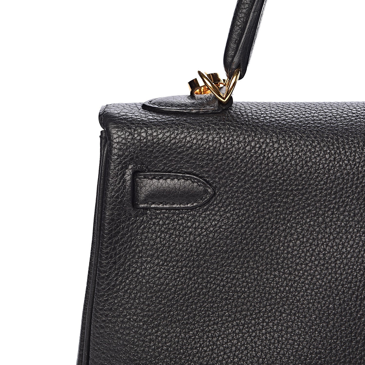 Hermes Togo Kelly Retourne 25 Black 28 of 33