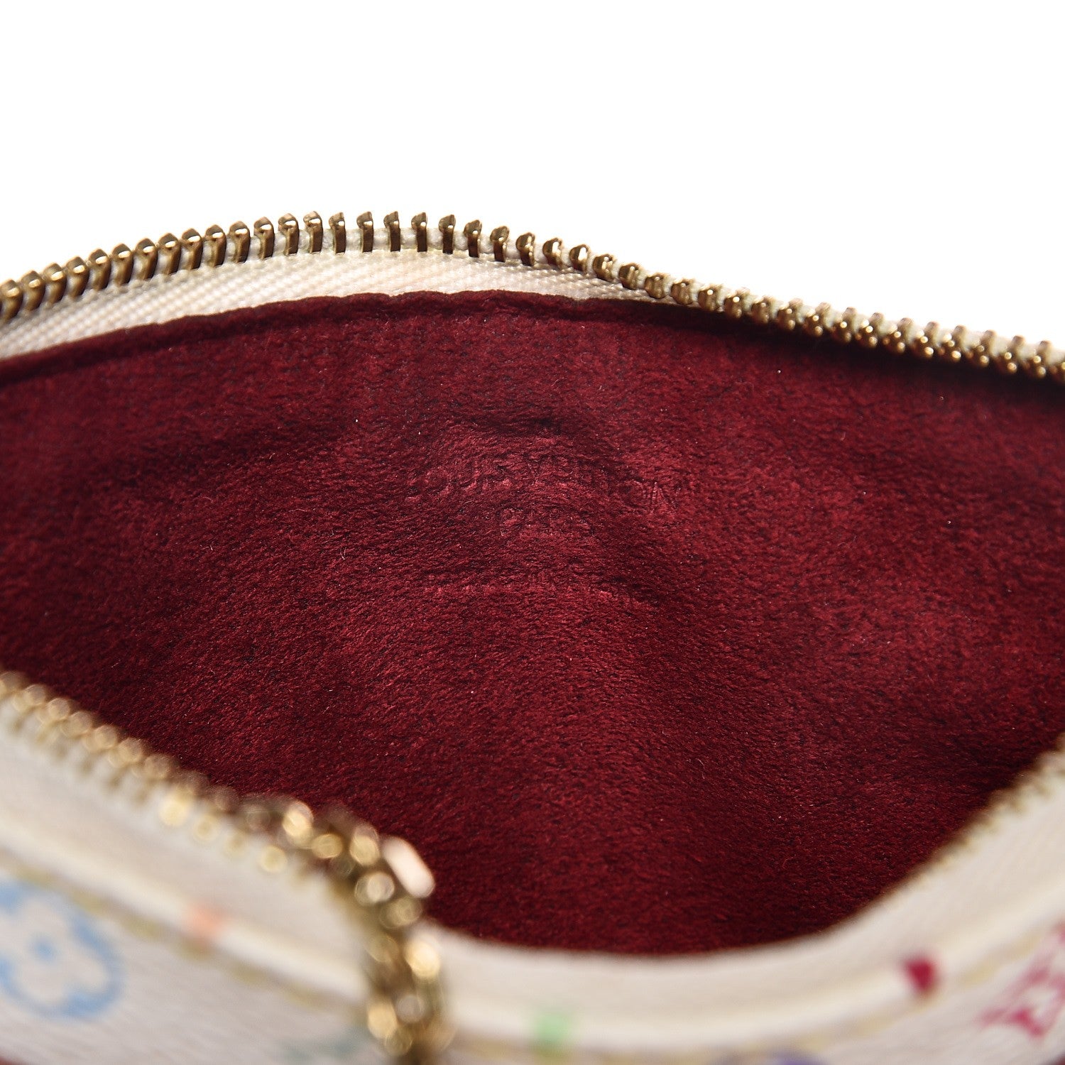 Louis Vuitton Monogram Multicolor Pochette Plate MM White 6 of 6