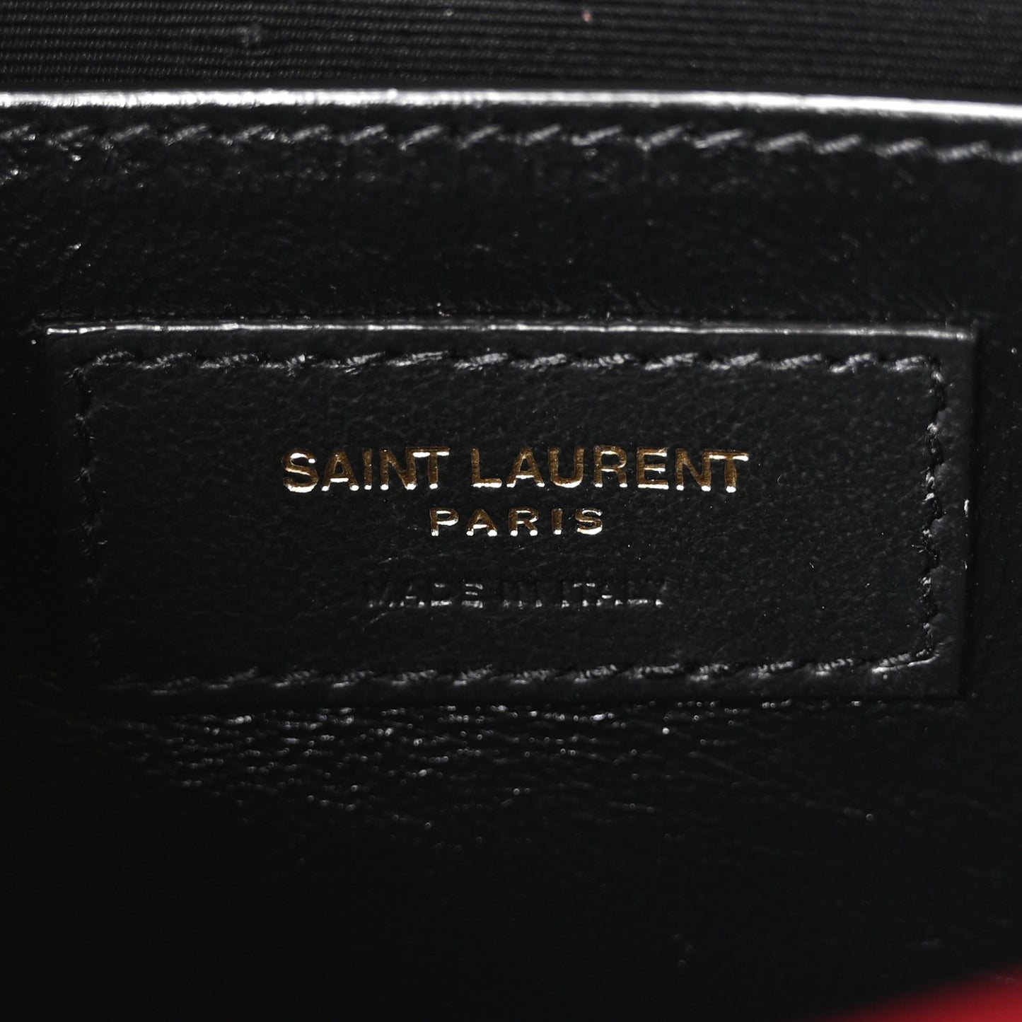 Nappa Patent Calfskin Two-Toned Small Monogram Kate Satchel Off White Oxblood Red