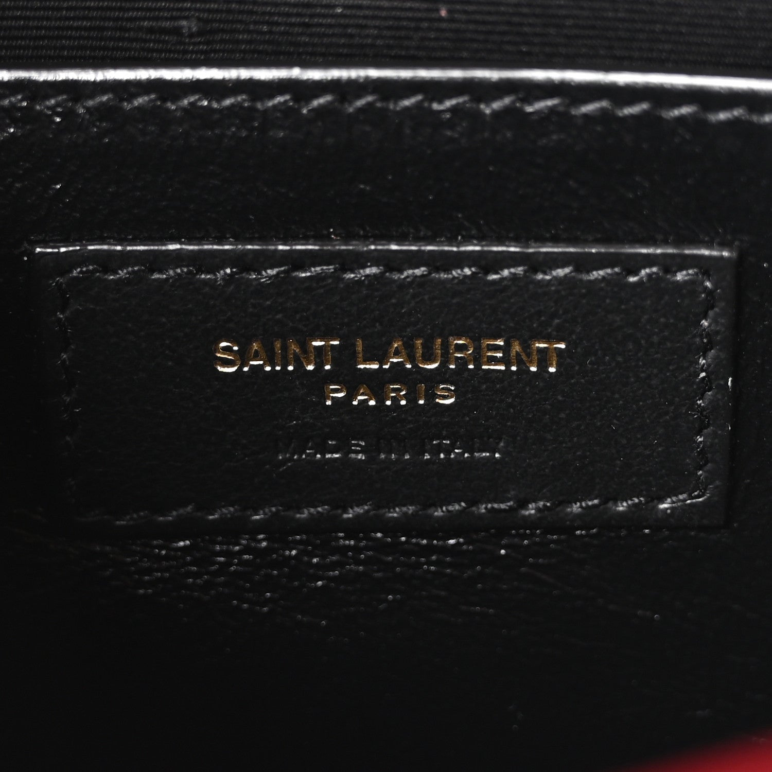 Saint Laurent Nappa Patent Calfskin Two-Toned Small Monogram Kate Satchel Off White Oxblood Red 6 of 10