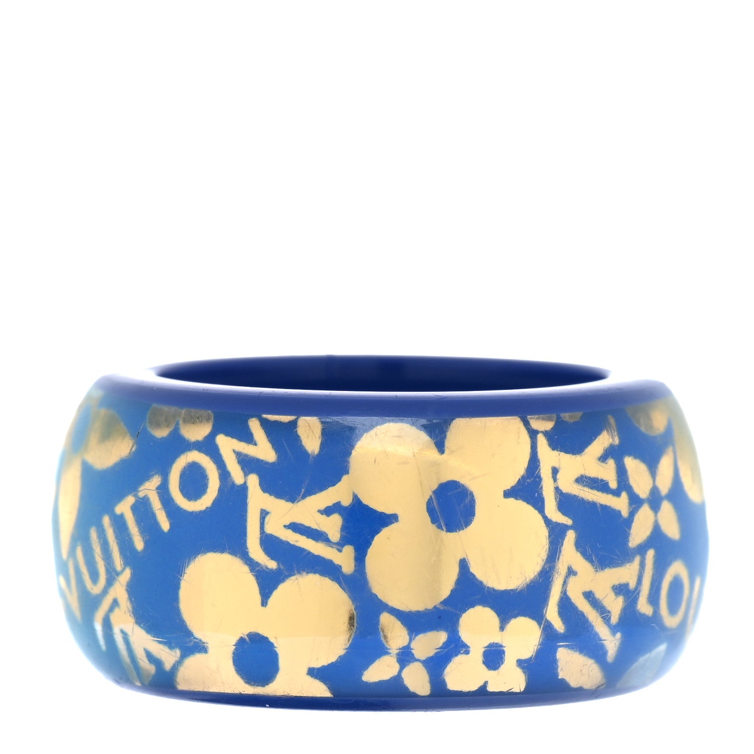 Louis Vuitton Resin Tropical Cocktail Ring Blue M 50 5.5 1 of 5