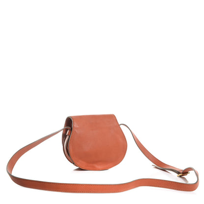 Chloe Calfskin Mini Marcie Round Crossbody Bag Tan 3 of 8