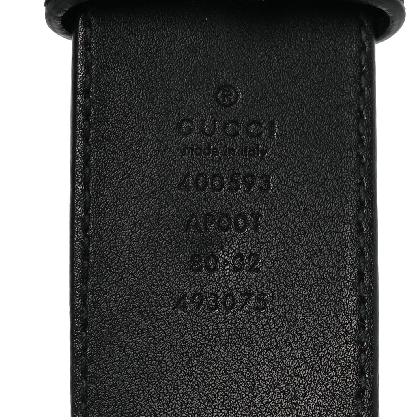 Calfskin Double G 40mm Belt 80 32 Black