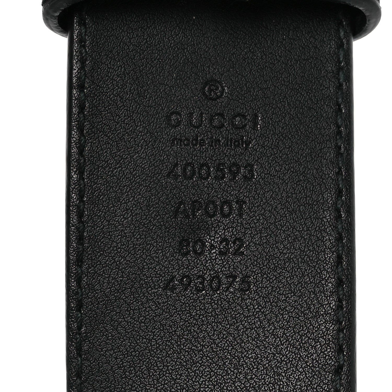 Gucci Calfskin Double G 40mm Belt 80 32 Black 5 of 8