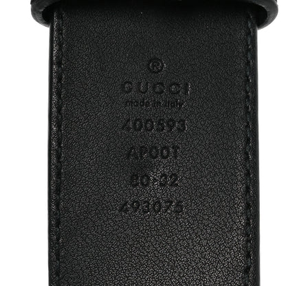 Gucci Calfskin Double G 40mm Belt 80 32 Black 5 of 8