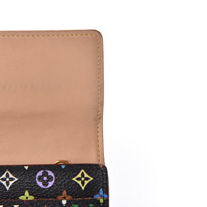 Louis Vuitton Monogram Multicolor Sarah Wallet Black 7 of 13