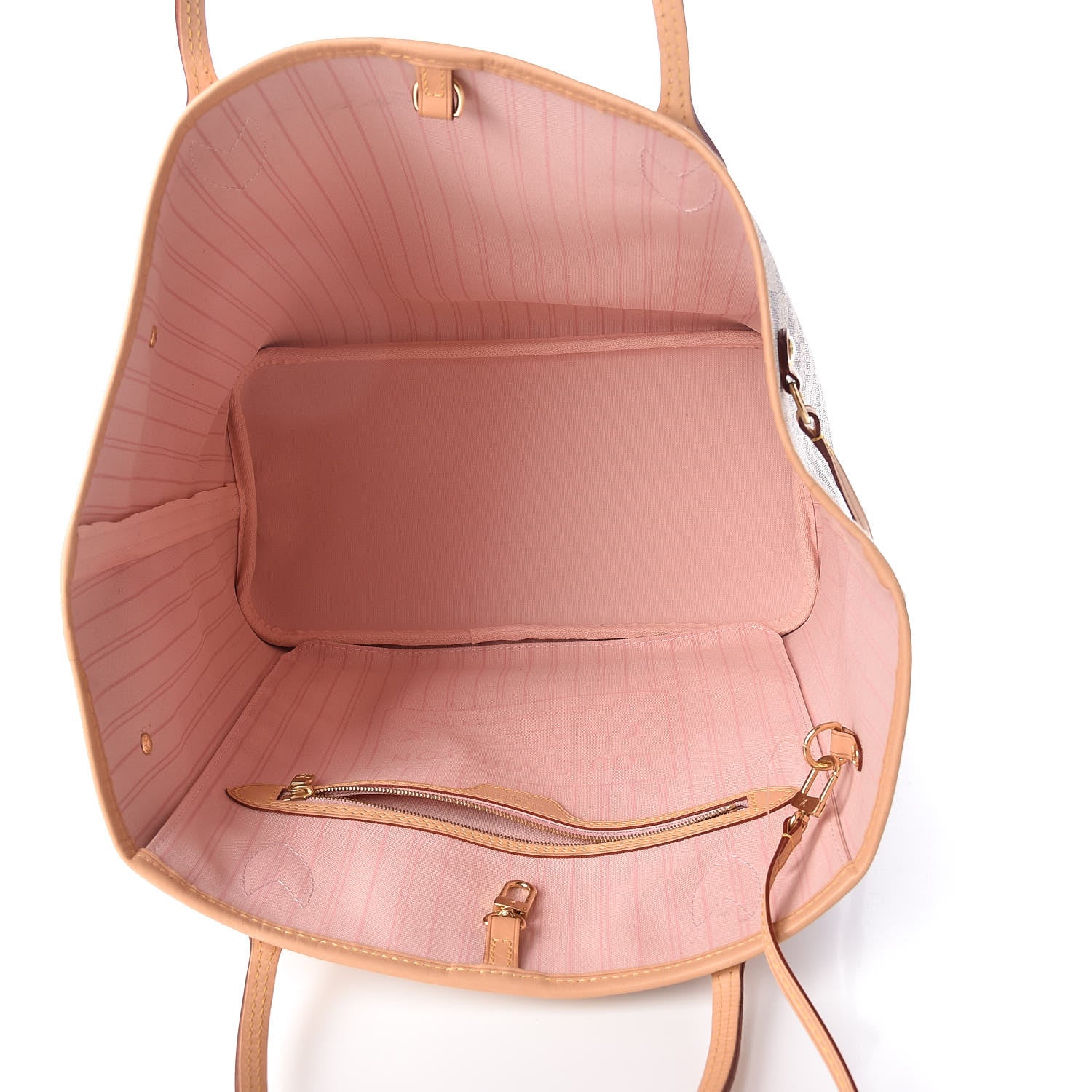 Louis Vuitton Damier Azur Neo Neverfull MM Rose Ballerine 6 of 10