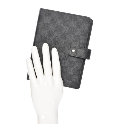 Louis Vuitton Damier Graphite Medium Ring Agenda Cover 2 of 6