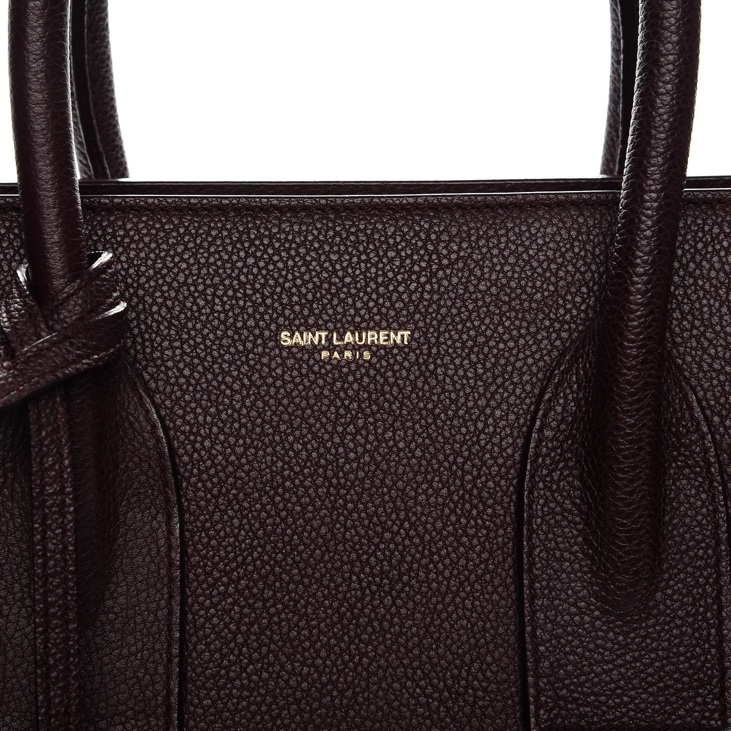 Saint Laurent Grained Calfskin Small Classic Sac De Jour Bordeaux 9 of 11