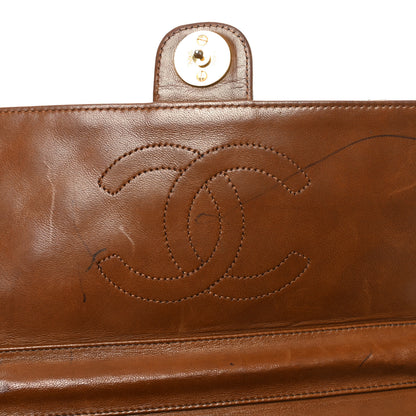 Chanel Lambskin Quilted Medium Single Flap Brown 11 of 11