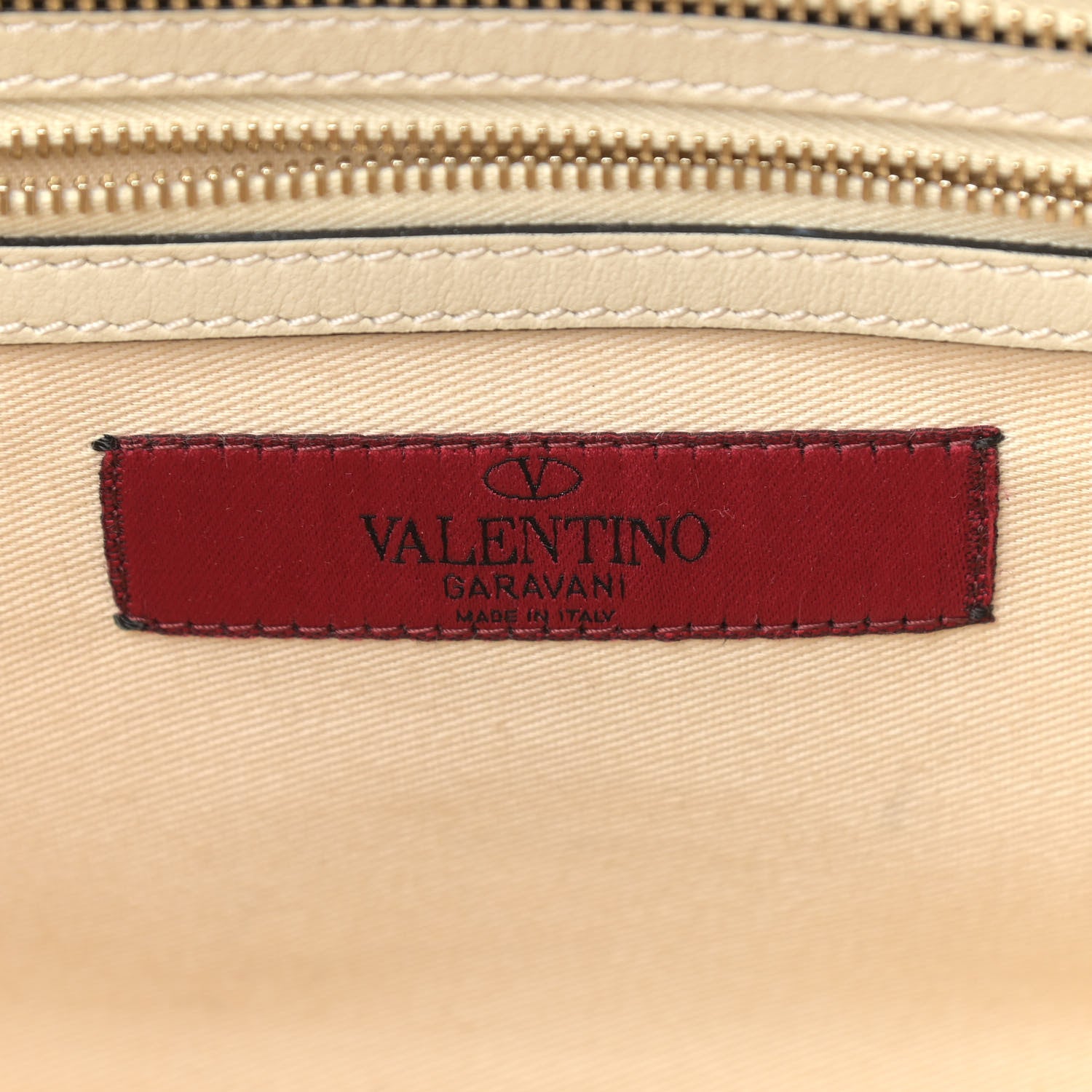 Valentino Garavani Vitello Small Rockstud Double Handle Tote Ivory 8 of 12