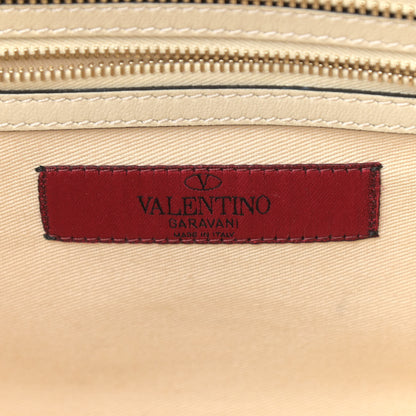 Valentino Garavani Vitello Small Rockstud Double Handle Tote Ivory 8 of 12