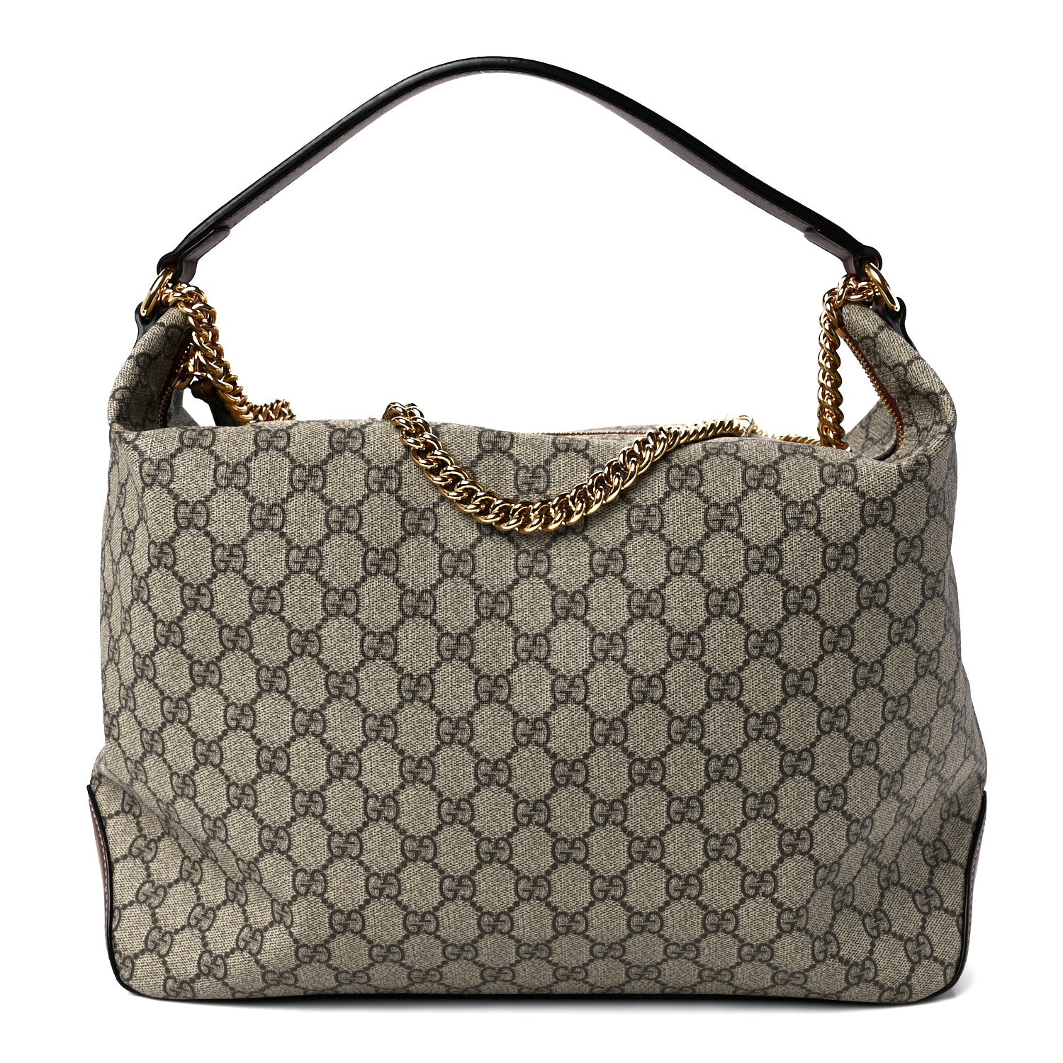Gucci GG Supreme Monogram Large Linea A Hobo Light Brown 1 of 12