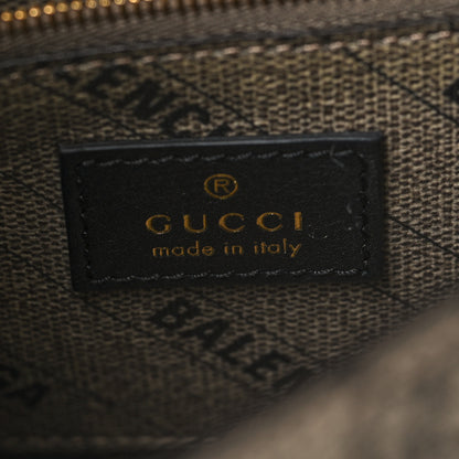 Balenciaga X GUCCI GG Supreme Monogram Small Hourglass Top Handle Bag Beige Ebony 6 of 10