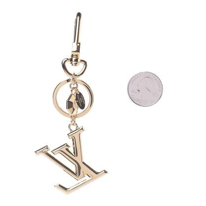 Louis Vuitton LV Facettes Bag Charm Key Holder Gold 2 of 4